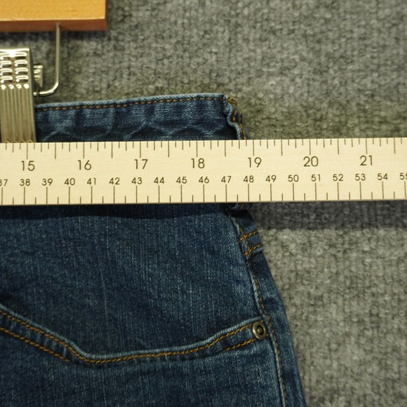 Duluth Trading Flex Weekender Jeans Mens 38x32 Blue Straight Leg Stretch Denim - Picture 5 of 11